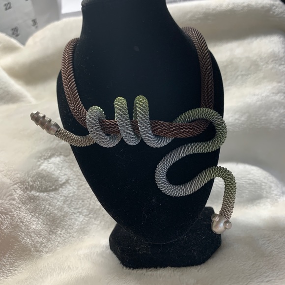 Designer snake necklace - Picture 3 of 13